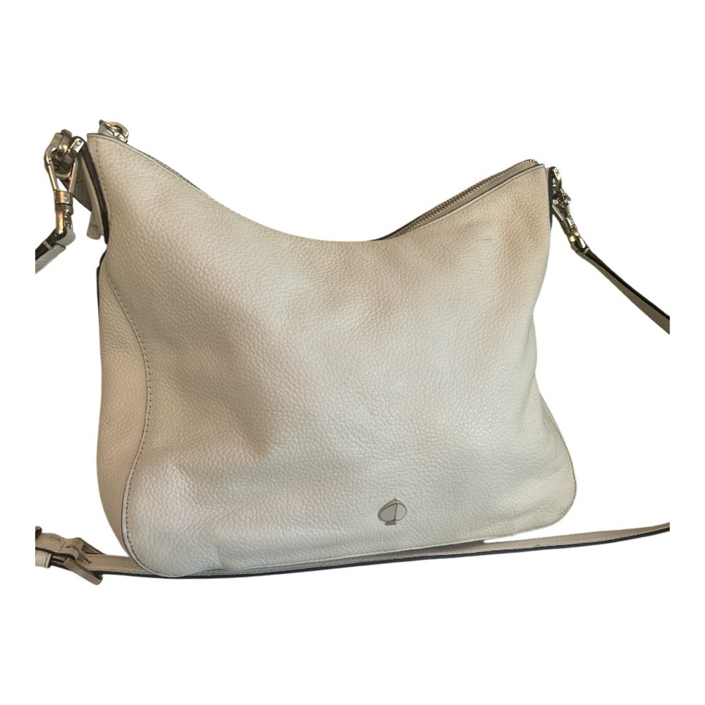 Kate Spade white crossbody purse with shoulder strap